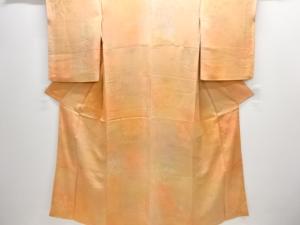 茶屋辻模様織り出し暈し色無地着物